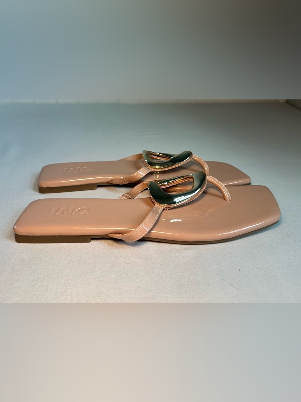 INC International Concepts Sandals with Gold Accent - Picture 2 of 5